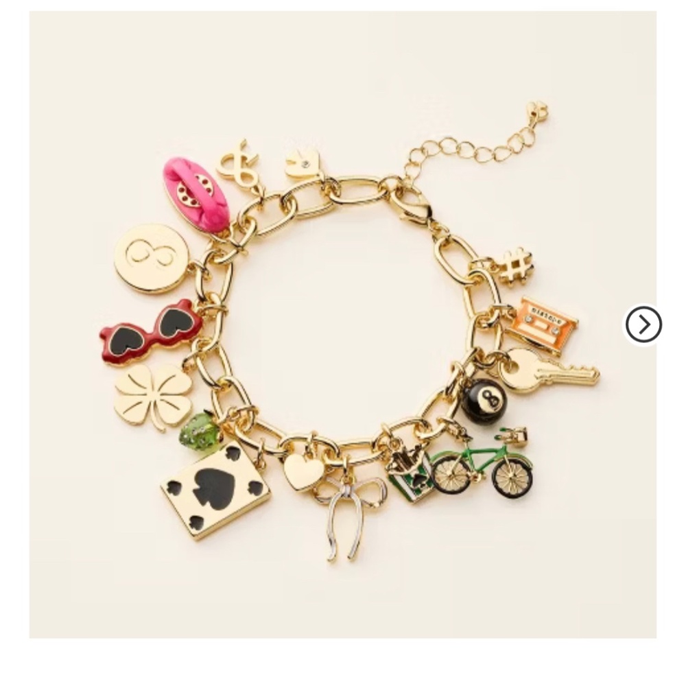 Kate Spade Target Charm Bracelet
